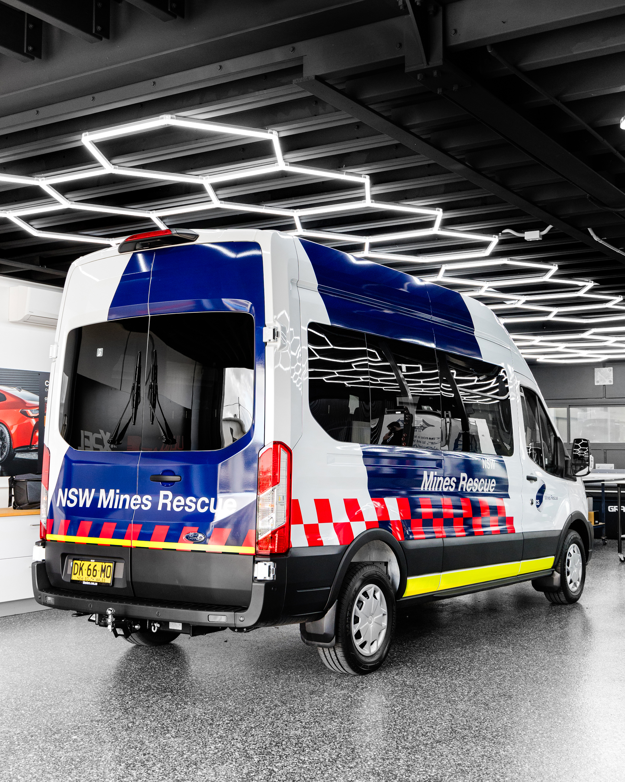 ultimate vehicle wraps mines rescue van